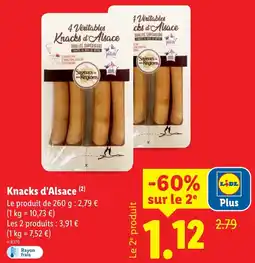 Lidl Knacks d'Alsace offre