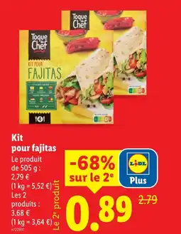 Lidl Kit pour fajitas offre