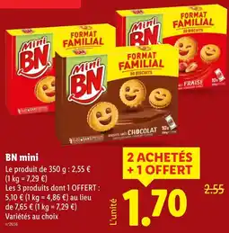 Lidl Bn mini offre