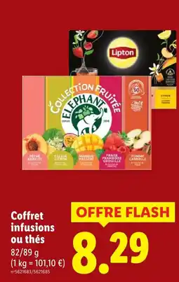 Lidl Coffret infusions ou thés offre