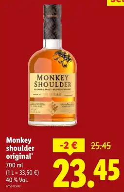 Lidl Monkey shoulder original offre