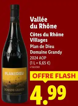 Lidl Vallée du rhône côtes du rhône villages offre