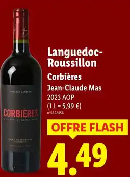 Lidl Languedoc roussillon corbières offre