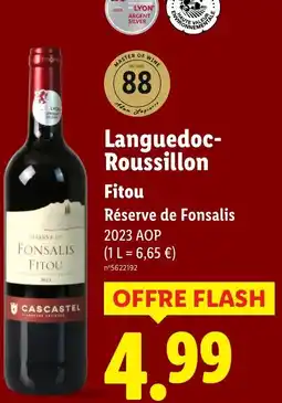 Lidl Languedoc roussillon fitou offre