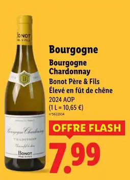 Lidl Bourgogne chardonnay offre