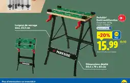 Lidl PARKSIDE Établi multifonction offre
