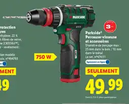 Lidl PARKSIDE Perceuse-visseuse et accessoires offre