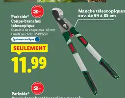 Lidl PARKSIDE Coupe-branches télescopique offre