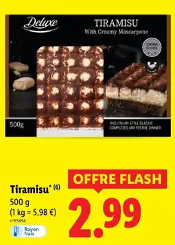 Lidl Tiramisu offre