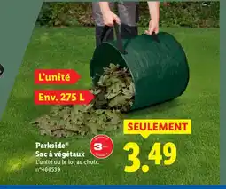 Lidl PARKSIDE Sac à végétaux offre