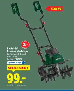 Lidl PARKSIDE Bineuse électrique offre