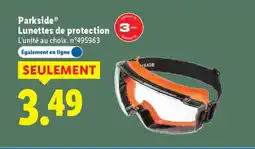 Lidl PARKSIDE Lunettes de protection offre