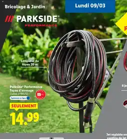 Lidl PARKSIDE PERFORMANCE Tuyau d'arrosage offre
