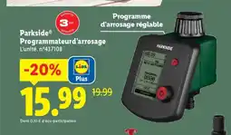 Lidl PARKSIDE Programmateurd'arrosage offre