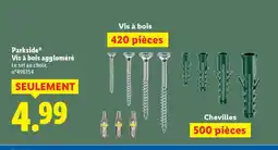 Lidl PARKSIDE Vis à bois aggloméré offre