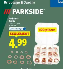 Lidl PARKSIDE Joints offre