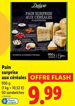 Lidl Pain surprise aux céréales offre
