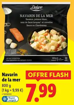 Lidl Navarin de la mer offre