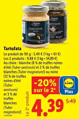 Lidl Tartufata offre