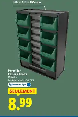 Lidl PARKSIDE Casier à tiroirs offre
