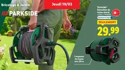 Lidl PARKSIDE Enrouleur de tuyau mural offre