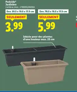 Lidl PARKSIDE Jardinière offre