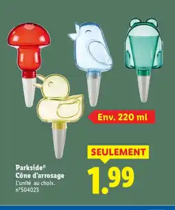 Lidl PARKSIDE Cône d'arrosage offre