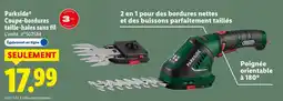 Lidl Parkside coupe-bordures taille-haies sans fil offre