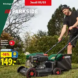 Lidl Parkside tondeuse thermique offre