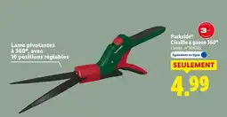 Lidl Parkside cisaille à gazon 360° offre