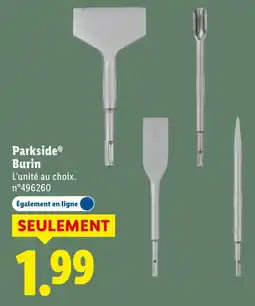 Lidl Parkside burin offre