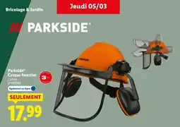 Lidl Parkside casque forestier offre