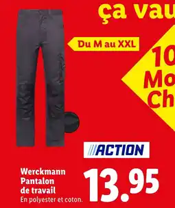 Lidl Werckmann pantalon de travail offre