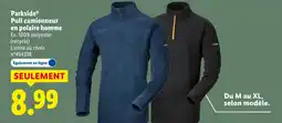 Lidl Parkside pull camionneur en polaire homme offre
