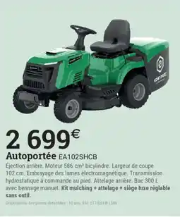 Espace emeraude Autoportée EA102SHCB offre