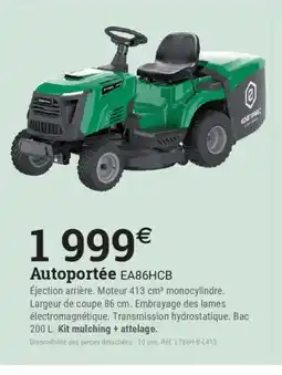 Espace emeraude Autoportée EA86HCB offre