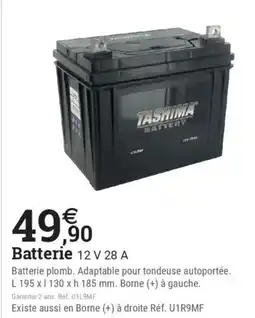 Espace emeraude Batterie 12 V 28 A offre