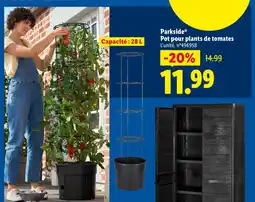 Lidl Parkside pot pour plants de tomates offre