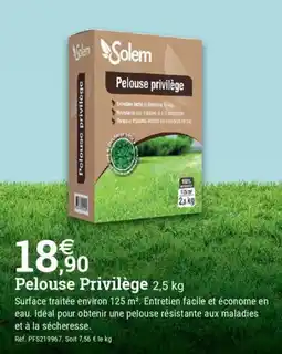 Espace emeraude Pelouse Privilège offre