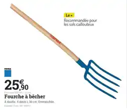 Espace emeraude Fourche à bêcher offre