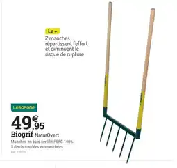 Espace emeraude Biogrif NaturOvert offre