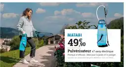 Espace emeraude Pulvérisateur e7 easy électrique offre