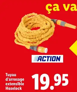 Lidl Tuyau d'arrosage extensible hozelock offre