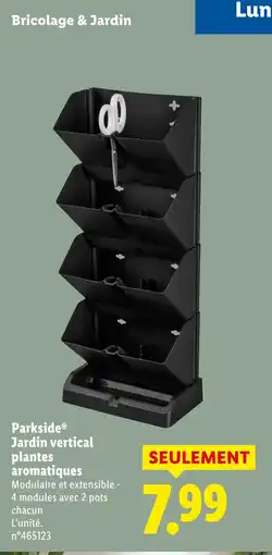 Lidl Parkside jardin vertical plantes offre