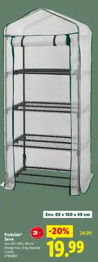 Lidl Parkside Serre offre