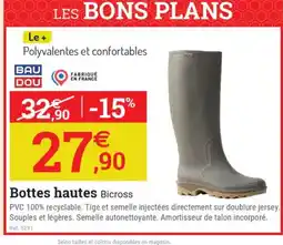 Espace emeraude Bottes hautes Bicross offre