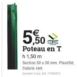 Espace emeraude Poteau en T offre