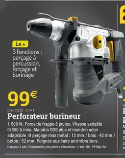 Espace emeraude Perforateur burineur offre