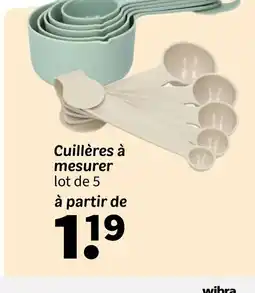 Wibra Cuillères à mesurer lot de 5 offre