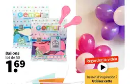 Wibra Ballons lot de 50 offre